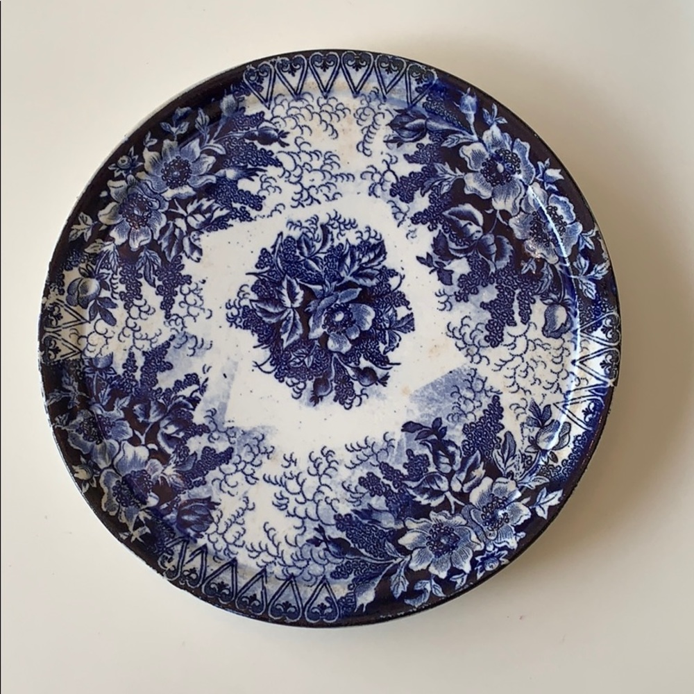 Vintage Royal BONN  German Flo Blue China Plate